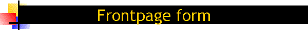 Frontpage form